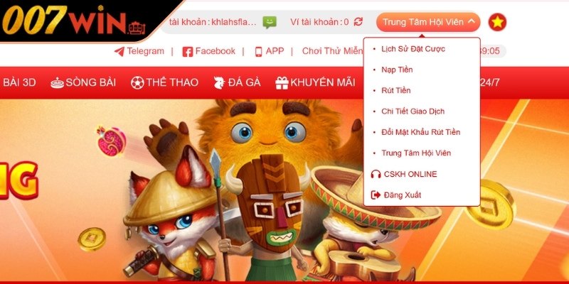 Điều kiện để thực hiện rút tiền tại 007Win